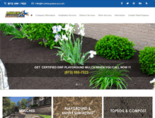 Tablet Screenshot of mulchexpressusa.com